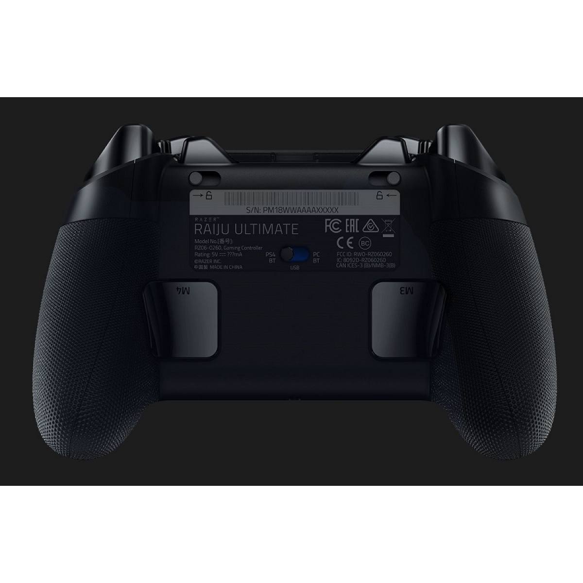 RAZER RAIJU ULTIMATE - WIRELESS AND WIRED GAMING CONTROLLER FOR PS4/PC